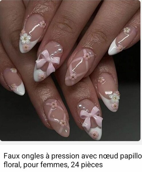 Faux ongle 24 pièces