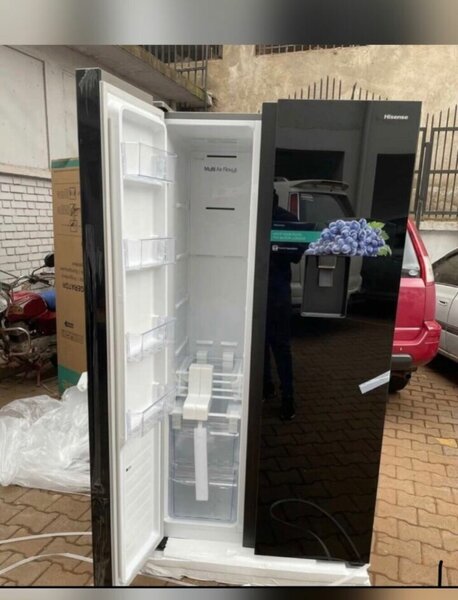 Hisense side by side double door fridge