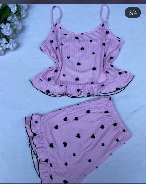 Ensemble Pyjama Femme Cœurs