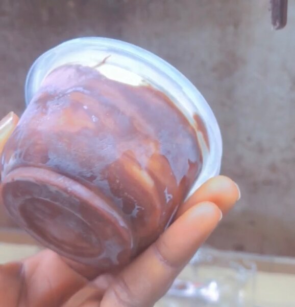 Glace à l'eau artisanale