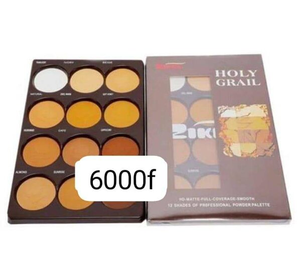 Palette de contours et teint