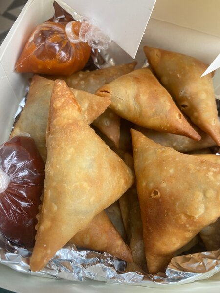 Samosas croustillantes végétariennes