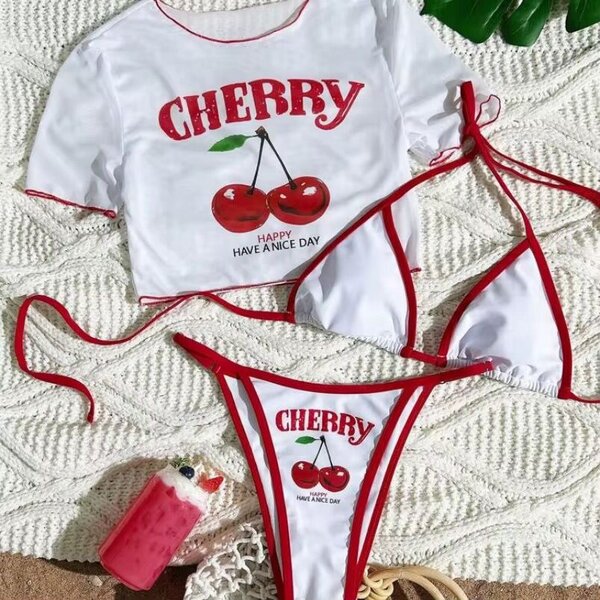 Maillot de Bain Cerise