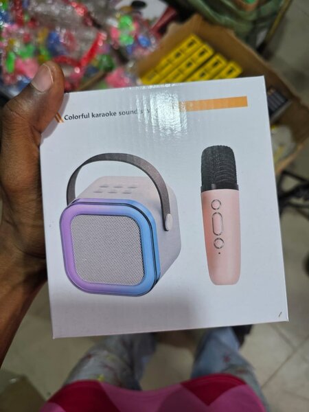 Portable Karaoke Microphone Speaker Set