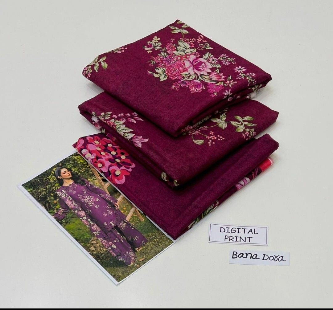 Lady's Lawn 3pc Unstich Suit