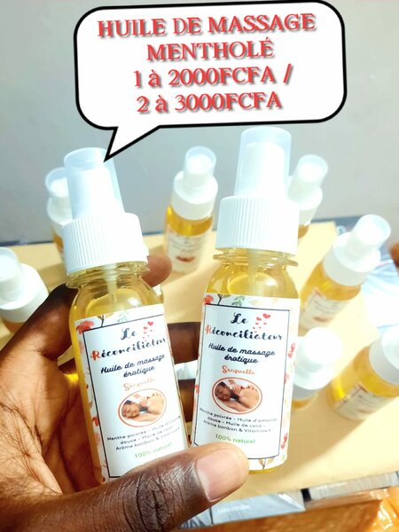 2 TUBES HUILES MENTHOLÉE