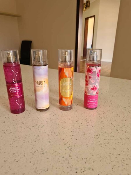 Victoria secrets and bath and body mist,lotion and body wash