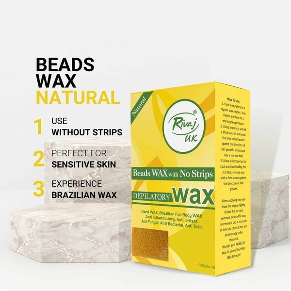 Rivaj UK - Beads Wax Natural (Rose) 150 gms