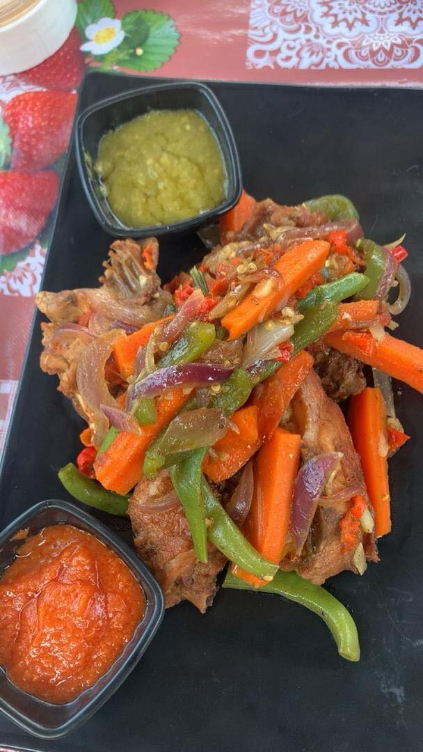 Assiette de Poulet Sauté