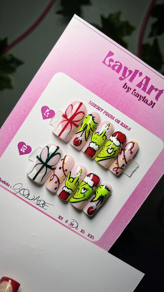 Ongles Press-ons Noël