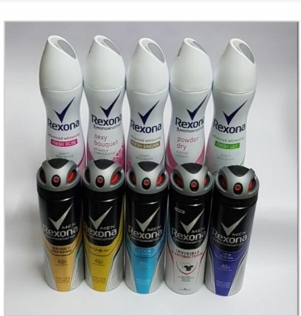 Déodorants Dove Nivea Rexona