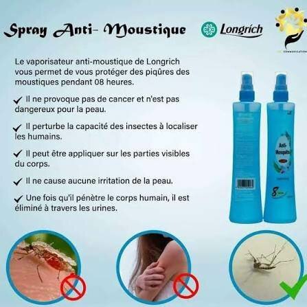 Spray Anti-Moustique Longrich