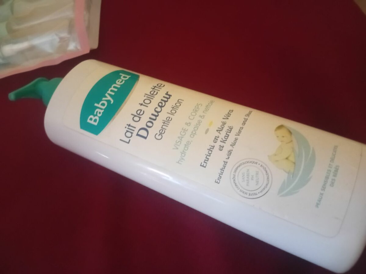lait de toilette babymed
