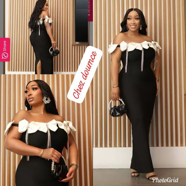 Robe Élégante Épaules Dévoilées