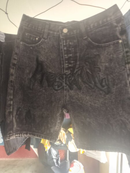 Shorts en jean imprimés