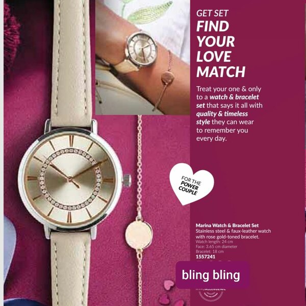 Marina Watch and Bracelet set