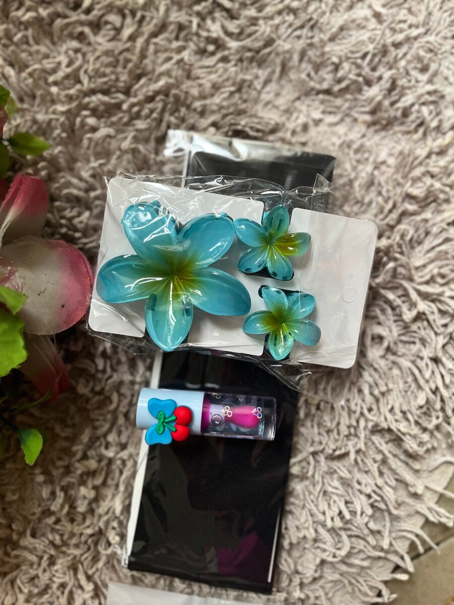 Ensemble maquillage floral