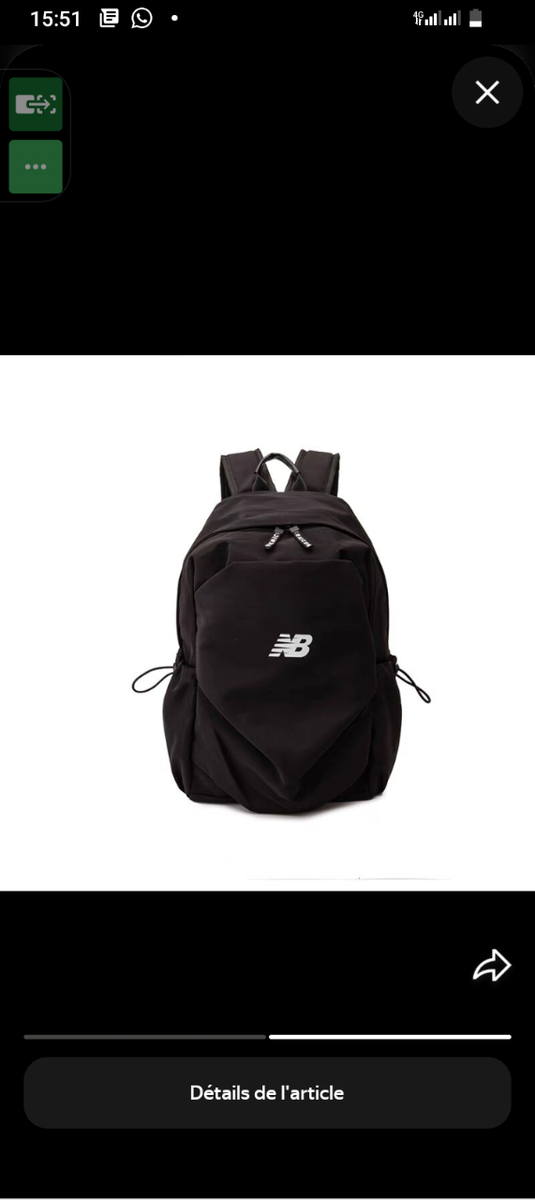 Sac à dos New Balance pratique