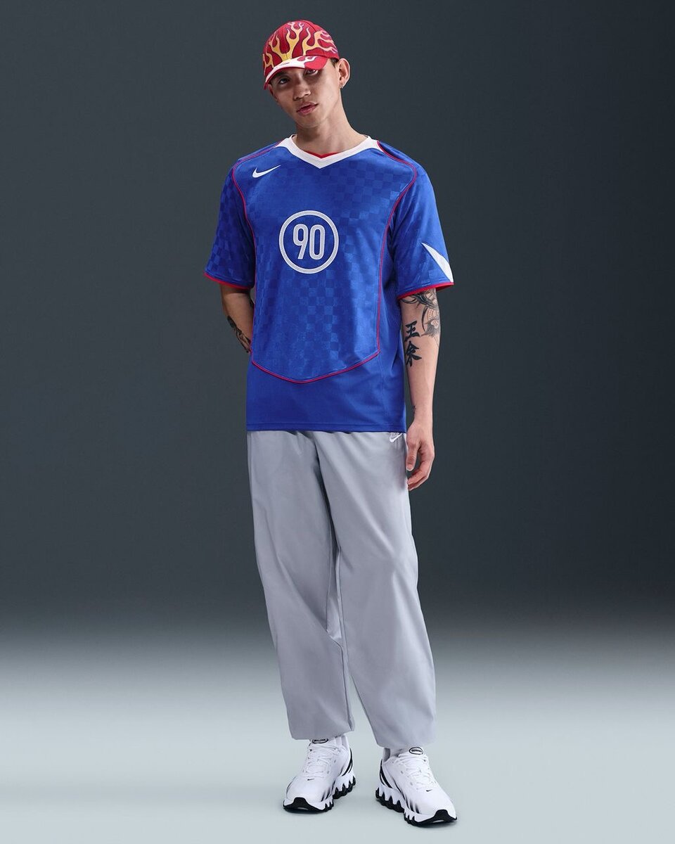 Maillot de foot Nike bleu