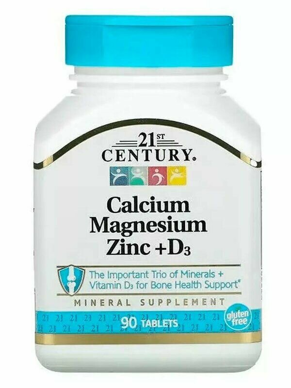 Витамины 21st Century Garden of Life Calcium Magnesium Zinc+
