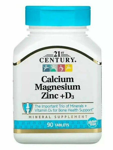 Витамины 21st Century Garden of Life Calcium Magnesium Zinc+