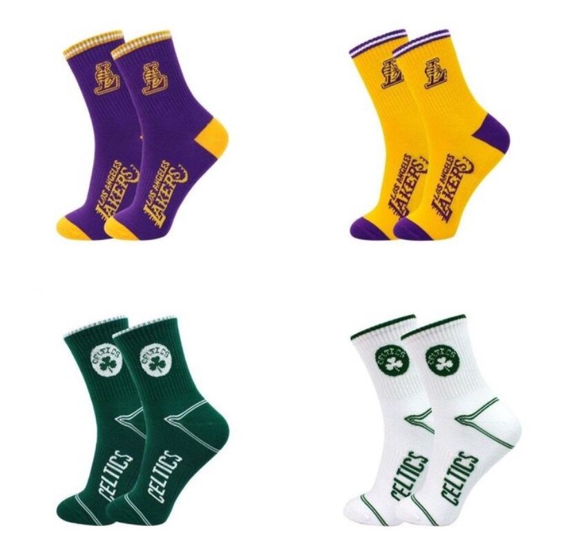 4pcs NBA Running Fitness Men's Basketball Stockings Cotton