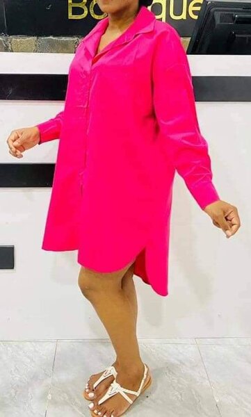 Dress shirt in pink color