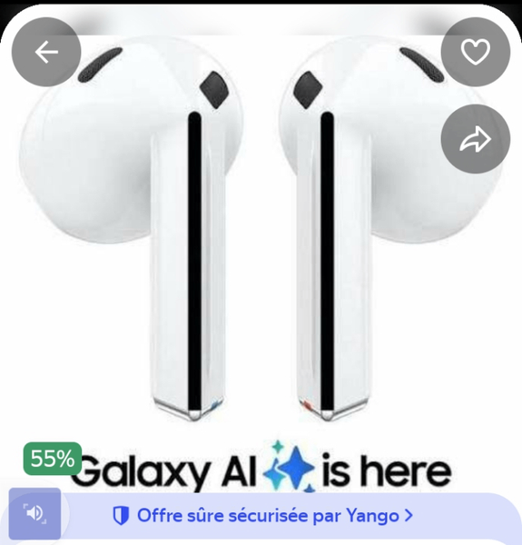 Écouteurs sans fil Galaxy