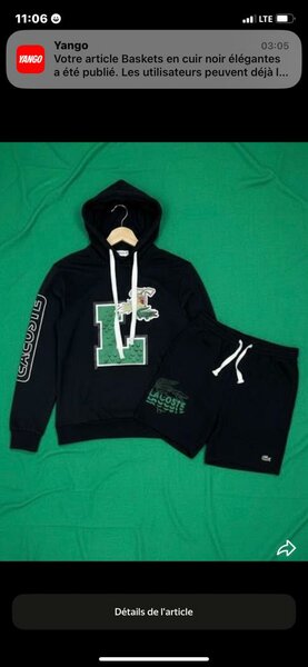 Ensemble Puma noir homme