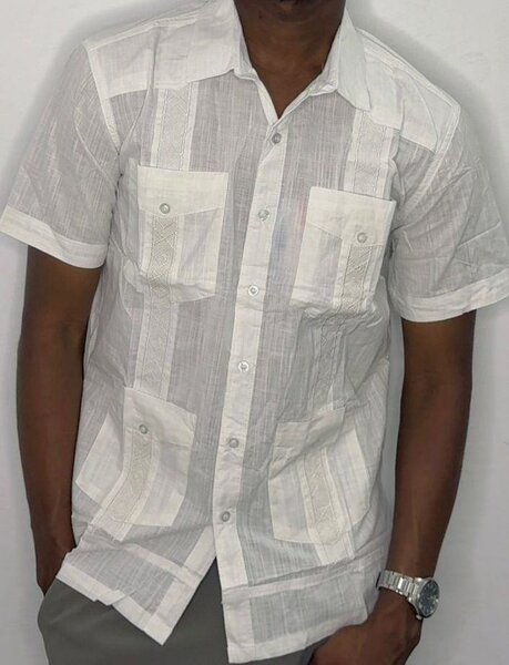 Chemise Guayabera Homme Été