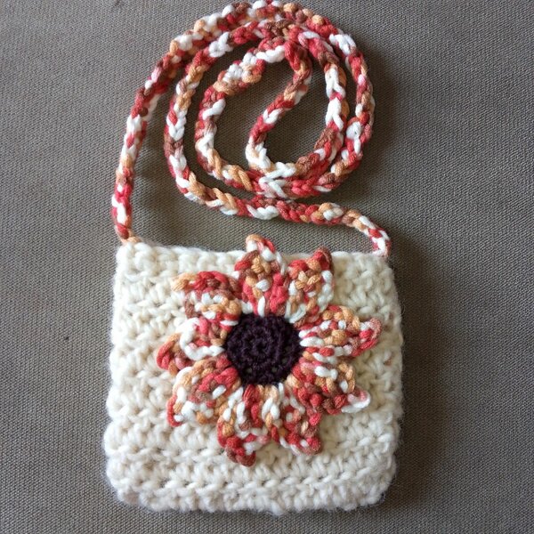 Handmade crochet sidebags for girls