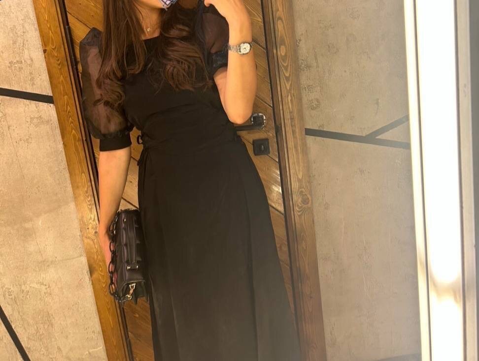 Платье из шелка