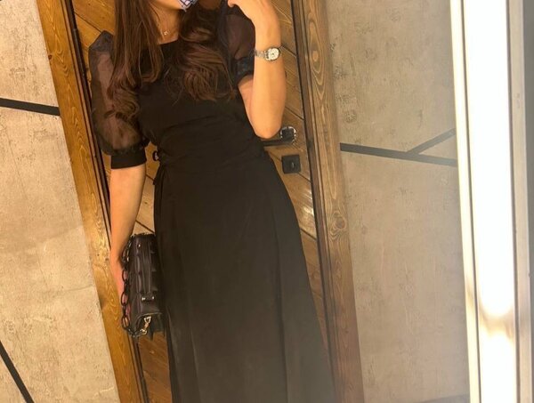 Платье из шелка