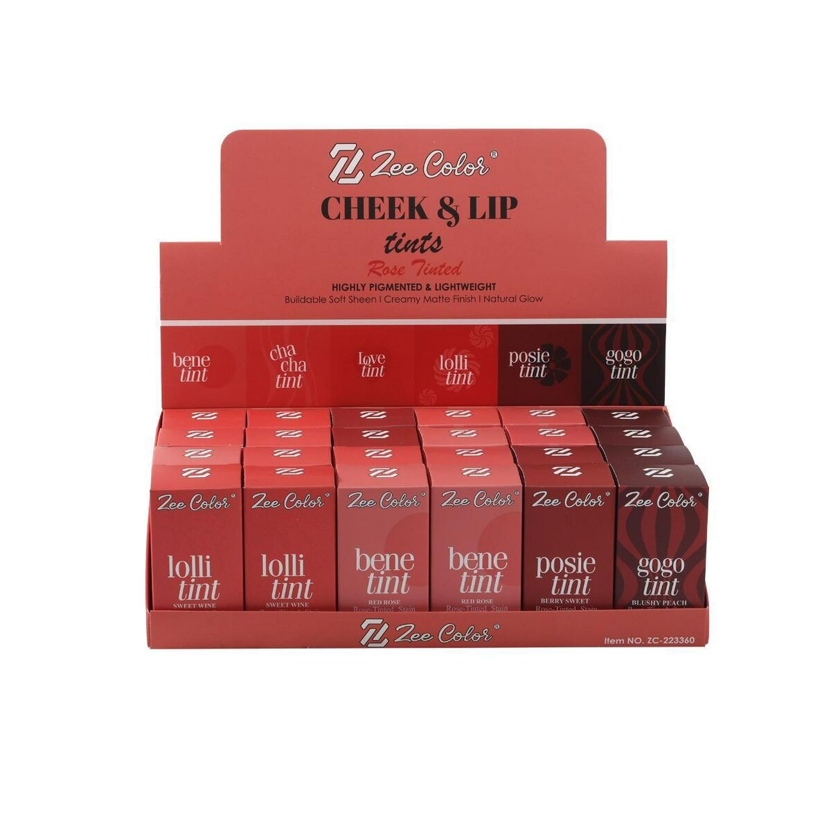 Lip and cheek  tint