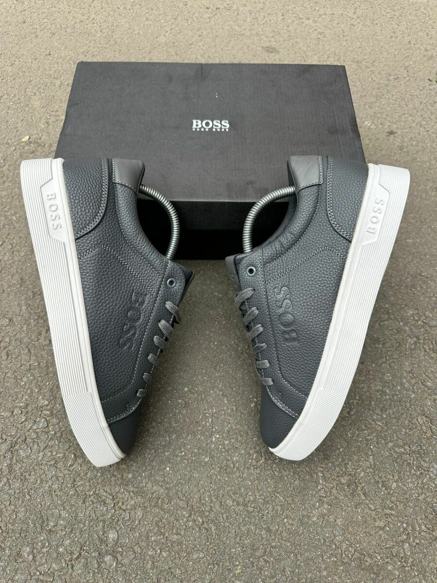 Baskets BOSS Gris Homme