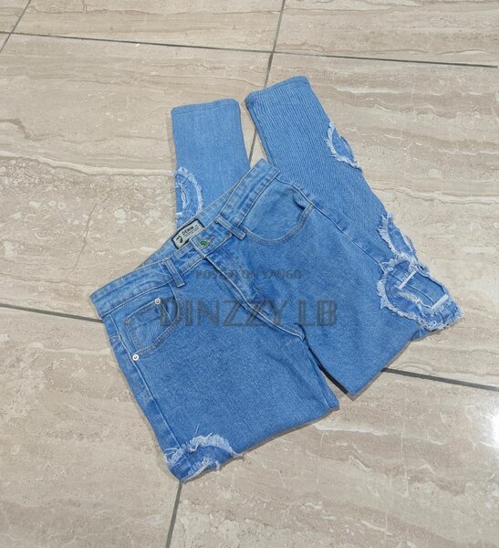 Trendy Blue Jeans Trouser