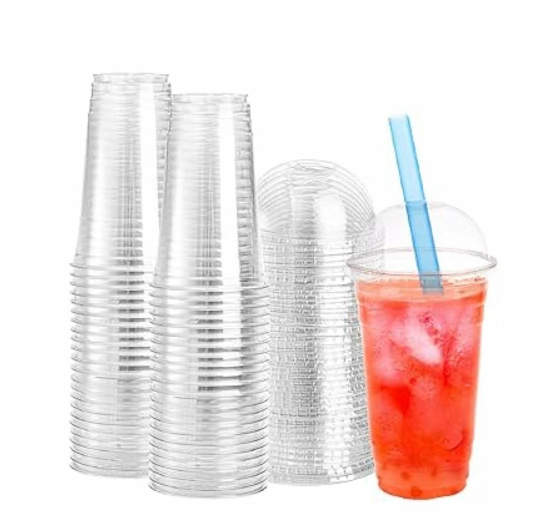 Gobelets jetables transparents 50pcs