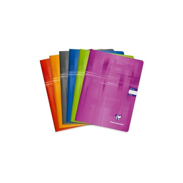 Cahiers scolaires colorés A4