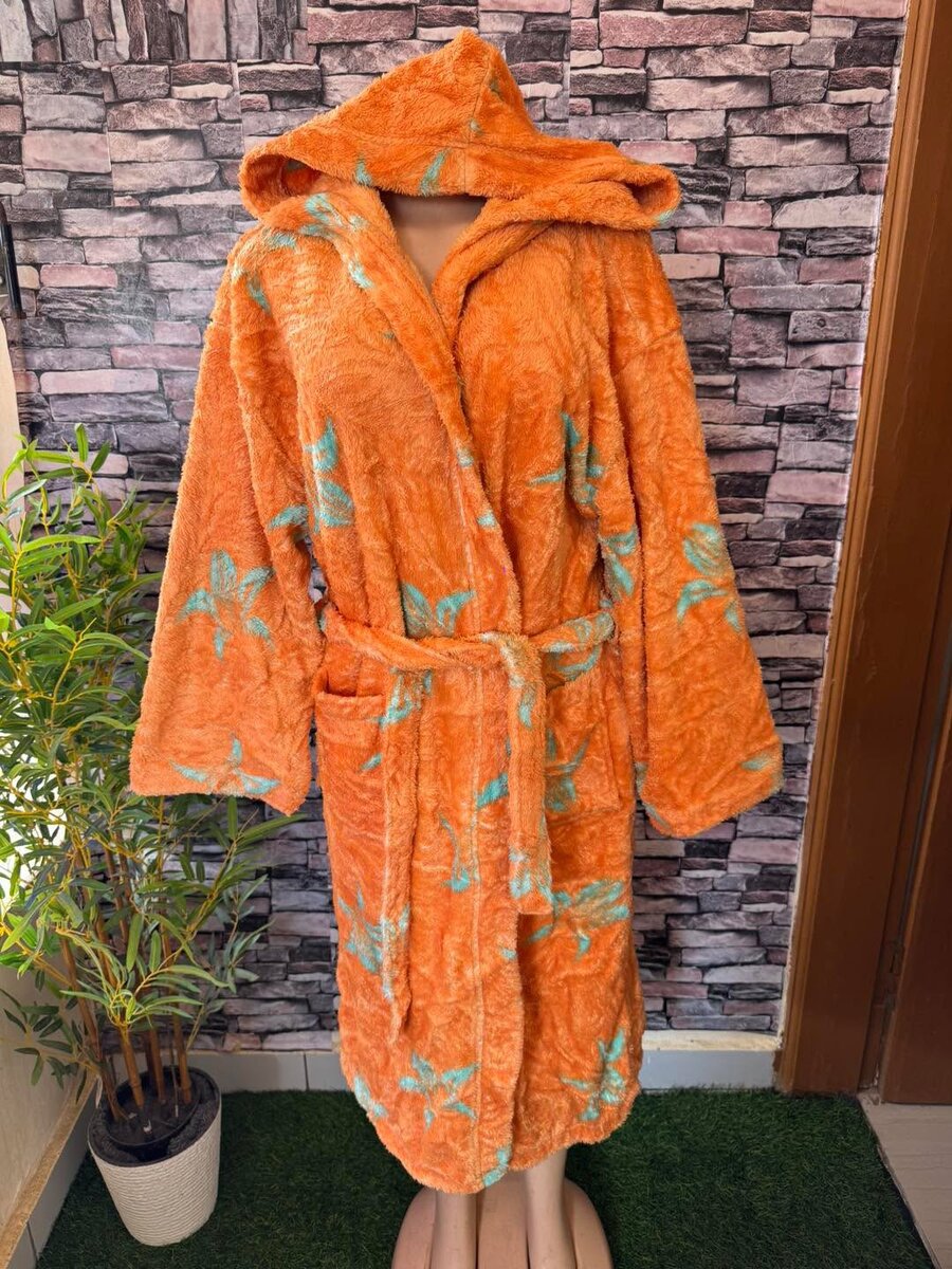 Peignoir Doux avec Capuche