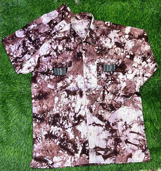 Chemise à motifs batik homme