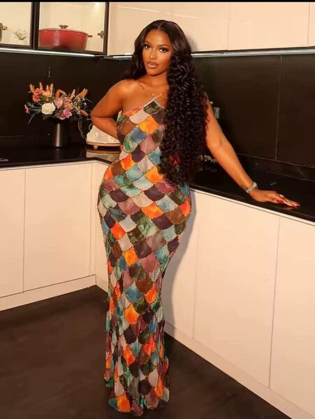 Robe longue élégante soirée