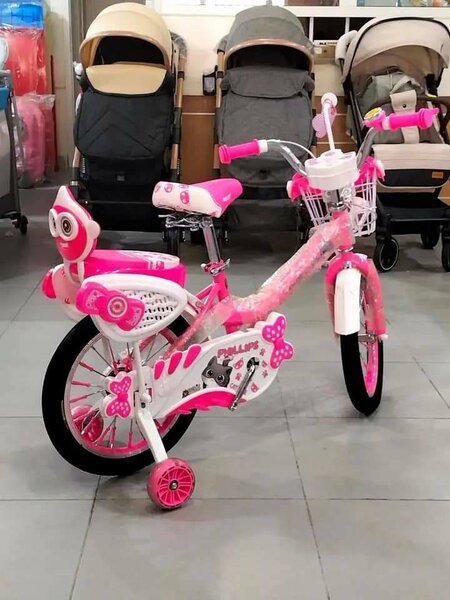 Vélo enfant rose 16 pouces