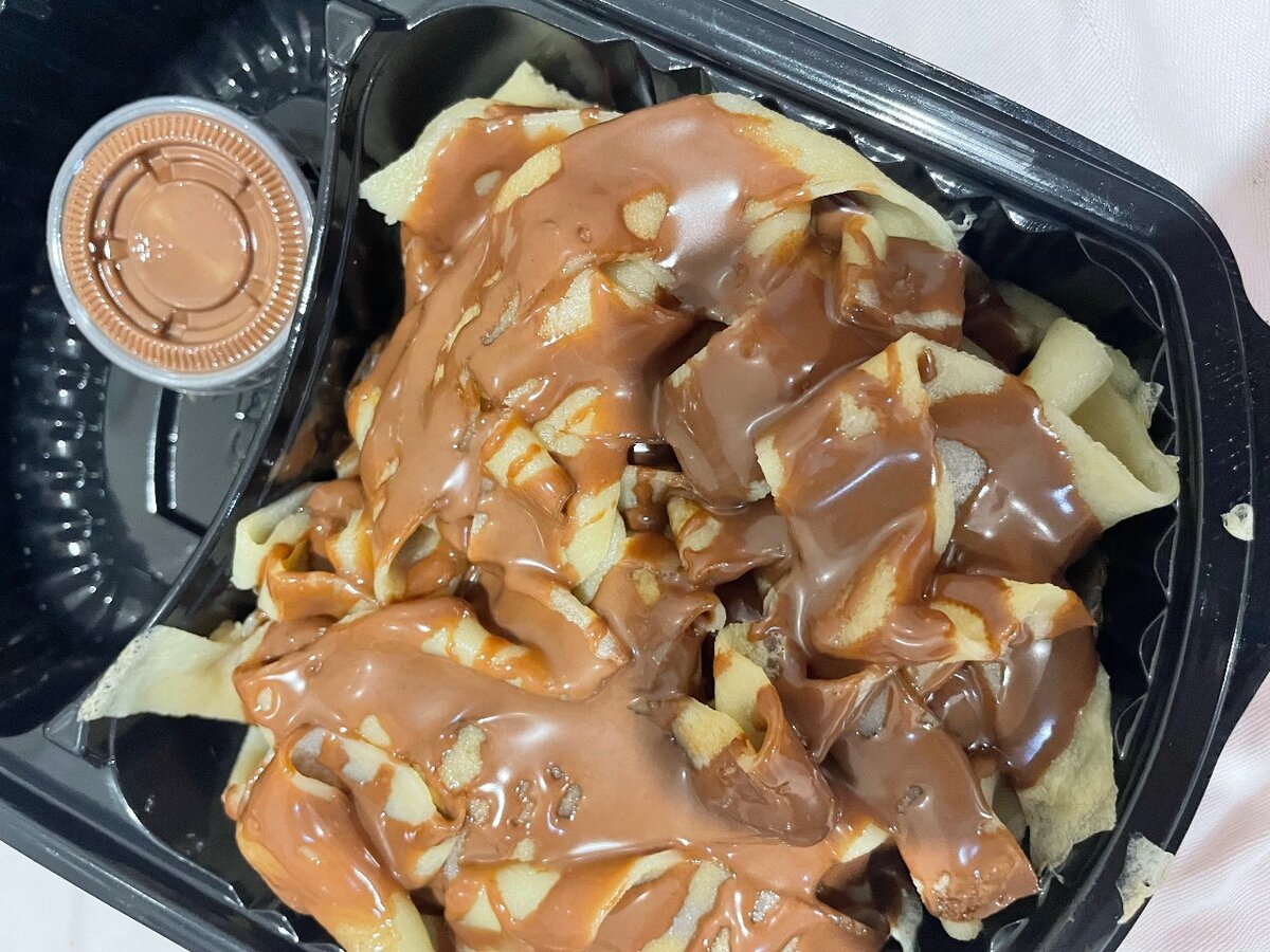 Tagrillatelle de crêpes nutell