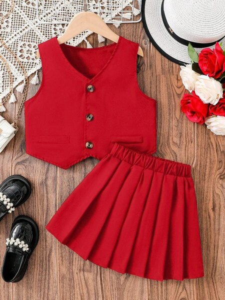 Ensemble chic fille pastel