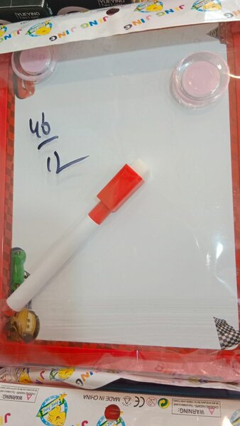 White board with marker