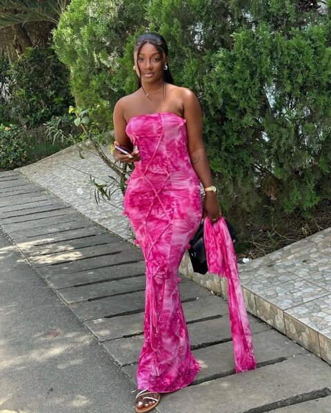 Blouse élégante en tie-dye