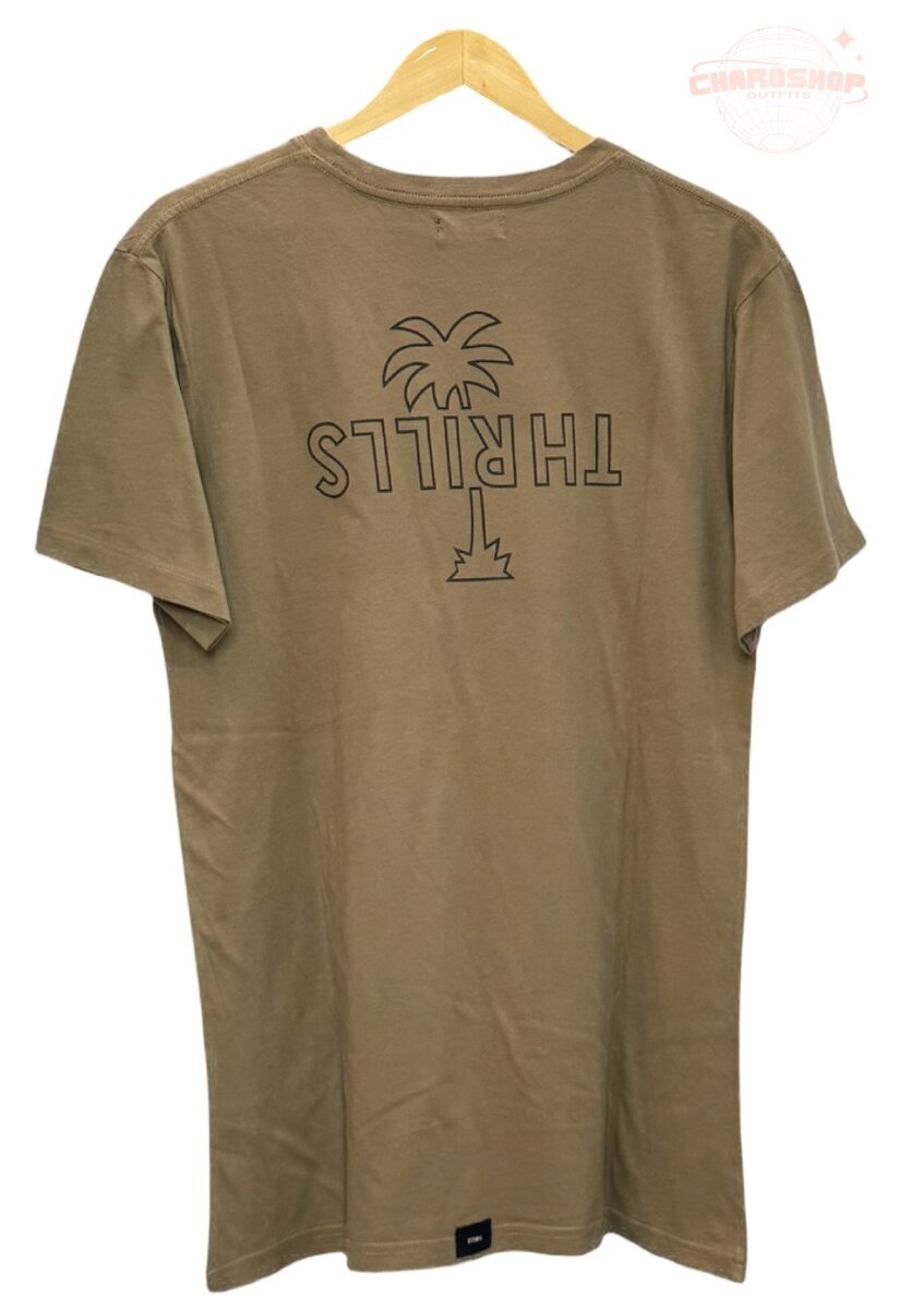 T-shirt en coton marron