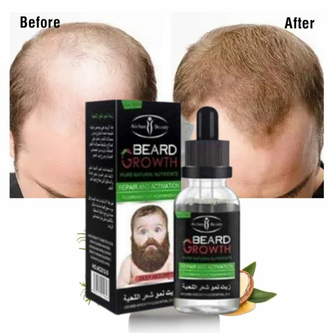 Huile de Croissance Barbe Naturelle