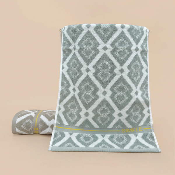 Serviette en coton motifs géométriques