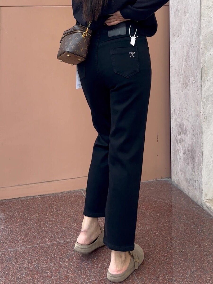 Черные классические брюки